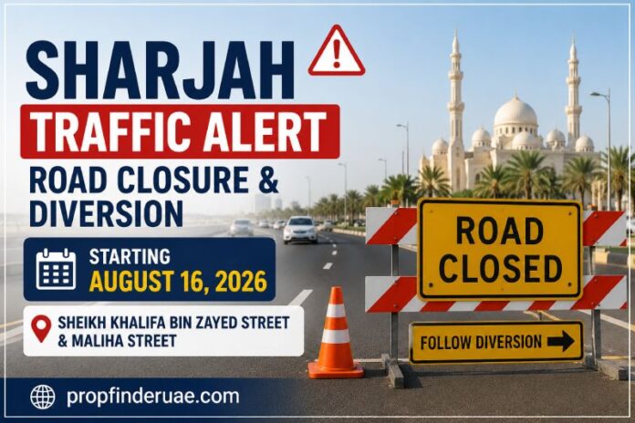Sharjah Traffic Alert: Road Closure Starts August 16, 2026